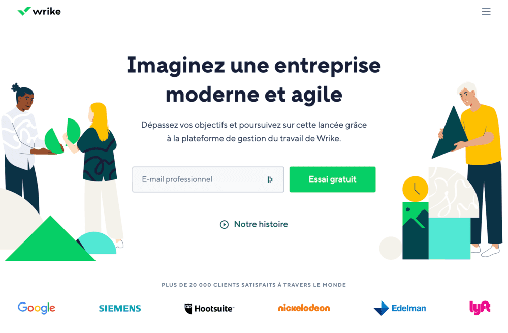 Meilleur Logiciel gestion de tâche - Wrike