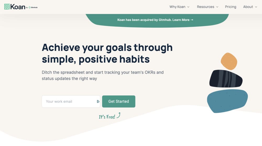Koan - Meilleur logiciel OKR