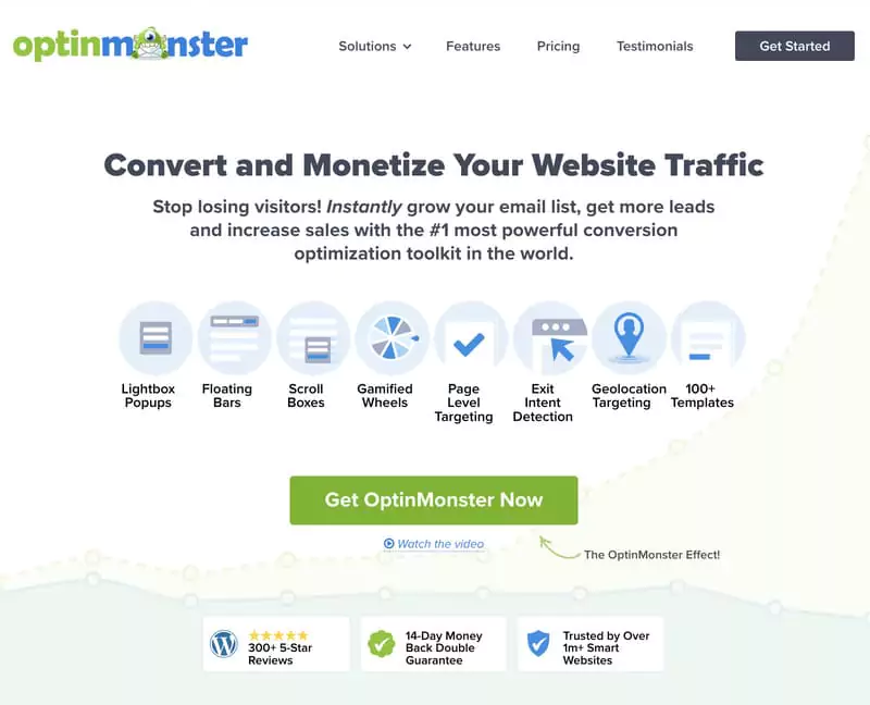 logiciel de génération de leads de OptinMonster