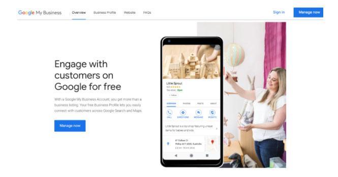 Set up Google My Business for Local Search