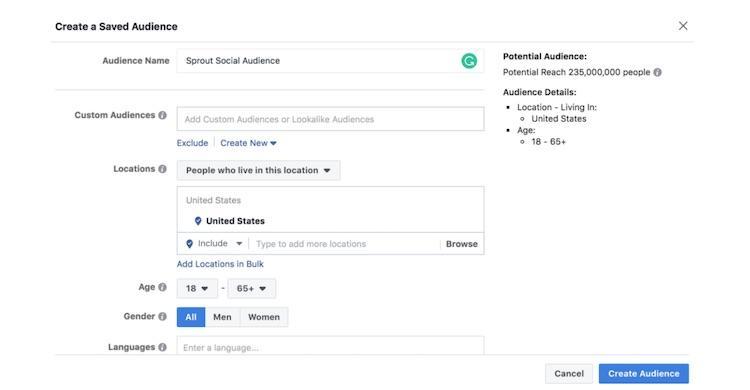 Facebook Ad Targeting