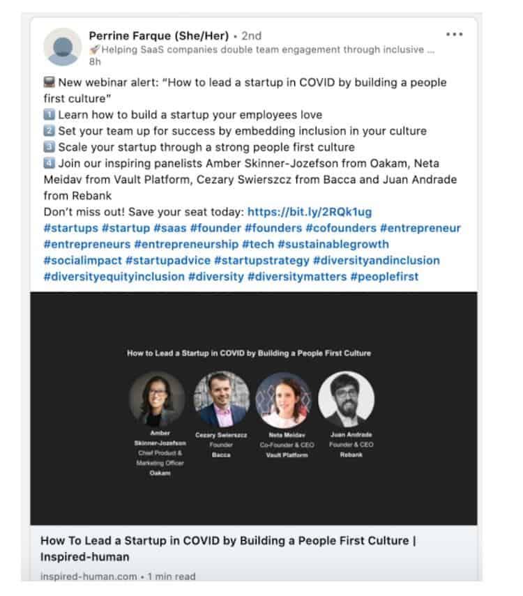 What to post in LinkedIn groups