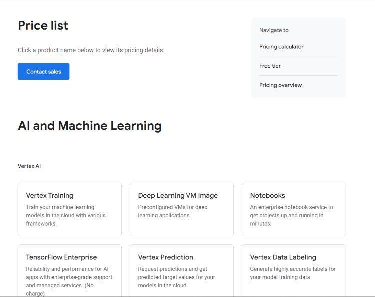 google cloud platform pricing