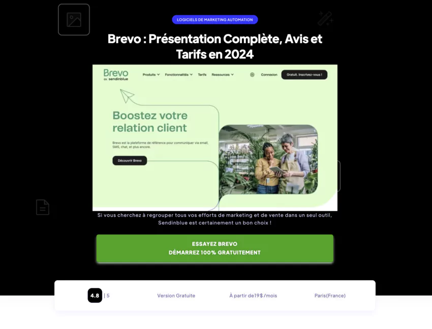 appels à l'action (CTA) 