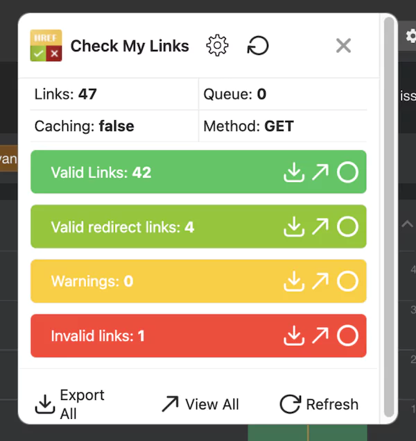 vérificateurs de liens brisés