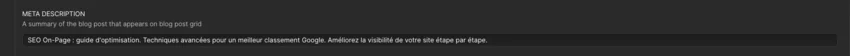 exemple de meta descriptions
