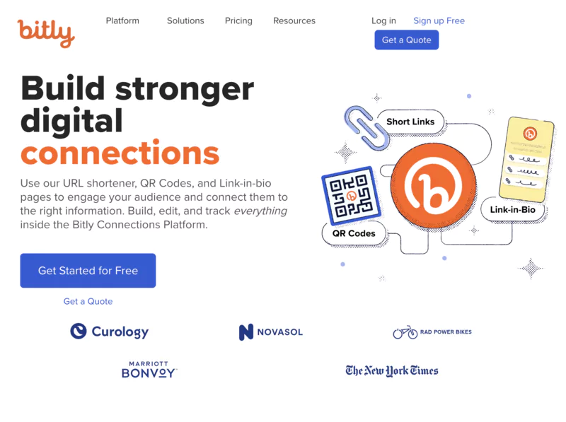Bit.ly custom link shortener 