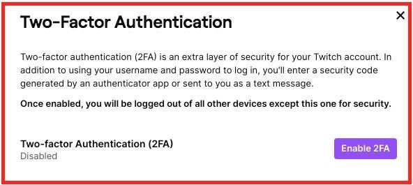 Configurer l'authentification à deux facteurs