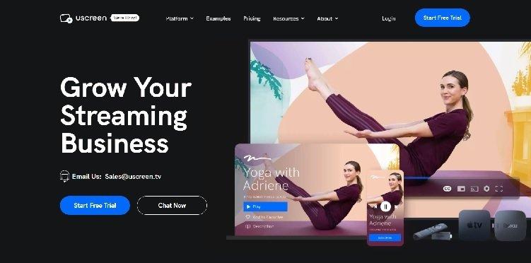 Uscreen Homepage