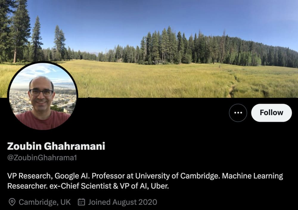 Zoubin Ghahramani ingénieur, chercheur, VP de Google AI