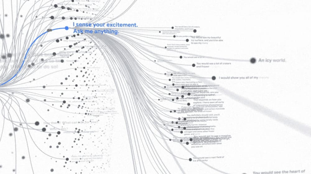 page accueil de Google AI