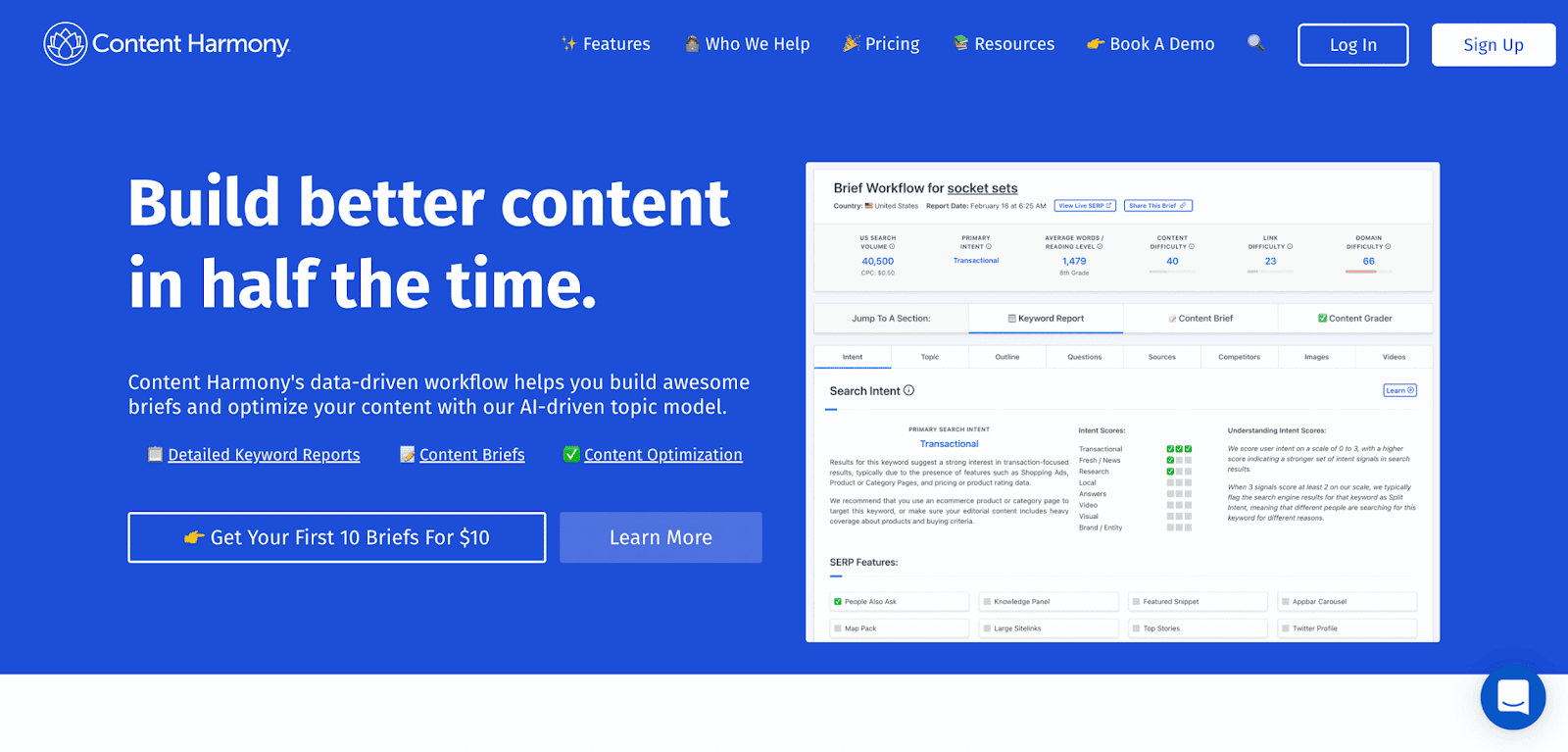 Content Harmony page accueil