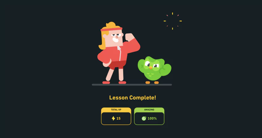 experience utilisateur sur Duolingo