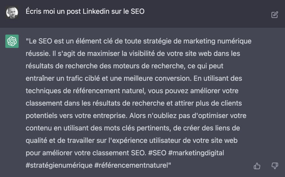 chatgpt post linkedin