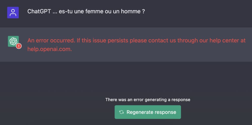 Questions relatives à la qualité de vie chatgpt