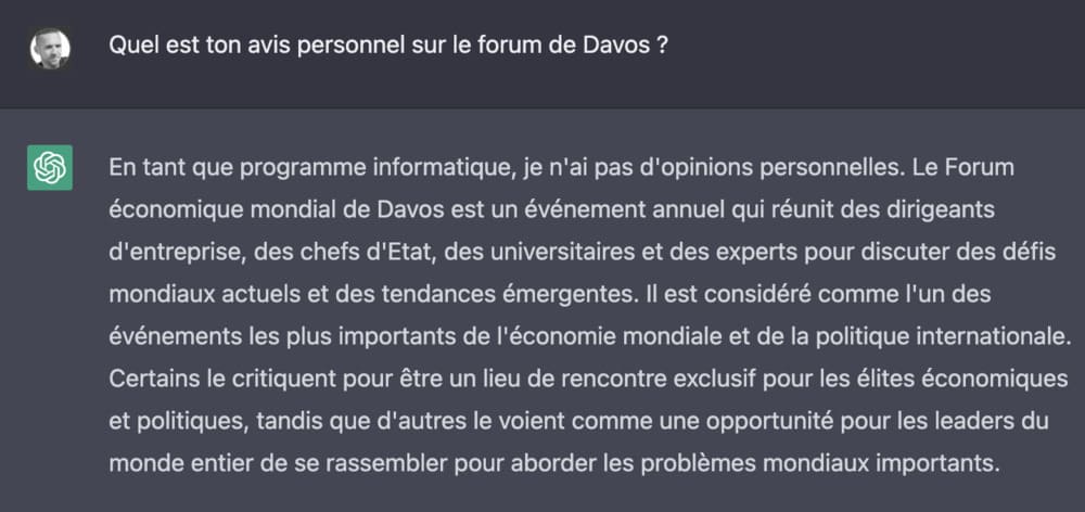 Test de Turing CHATGPT