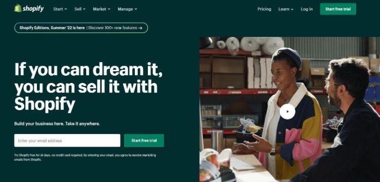 accueil shopify