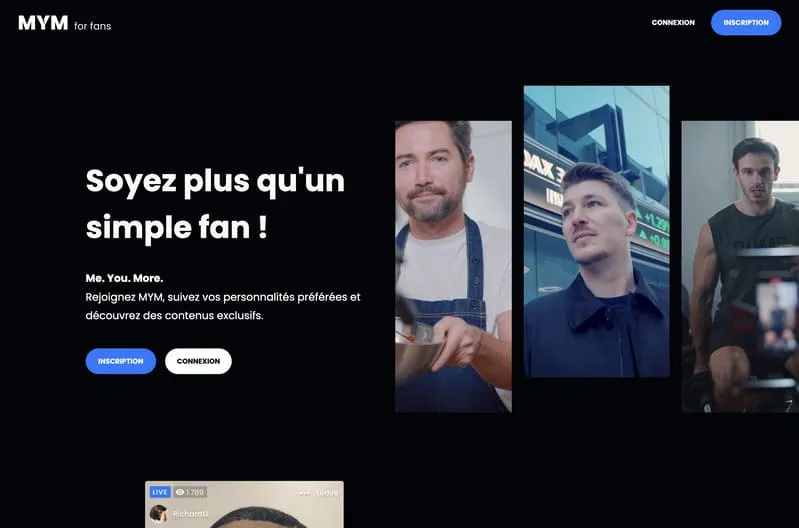 registration page to make money on MYM