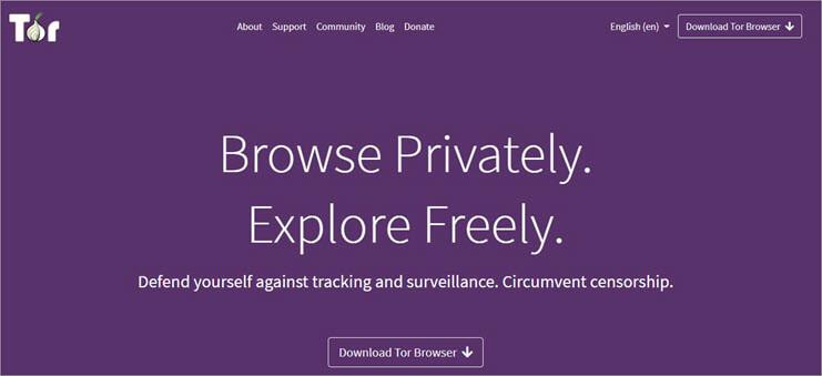 Using Tor to hide your IP address