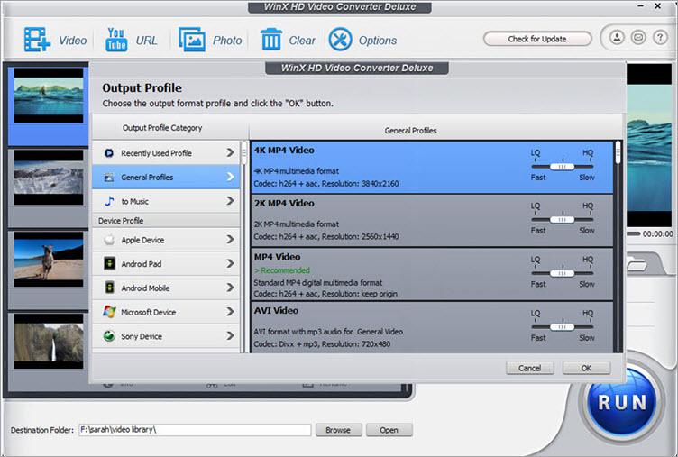 WinX HD Video Converter Deluxe