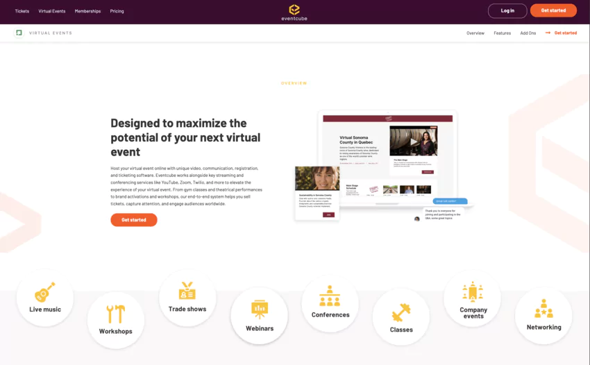 EventCube - Virtual Events Platform