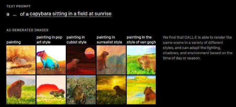 DALL-E - sémantiques mots