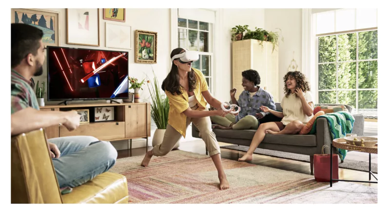 virtual reality, woman, technology