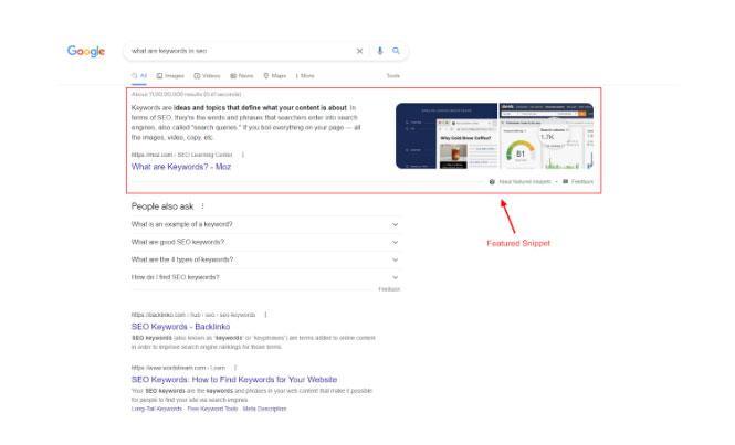 Featured Snippet