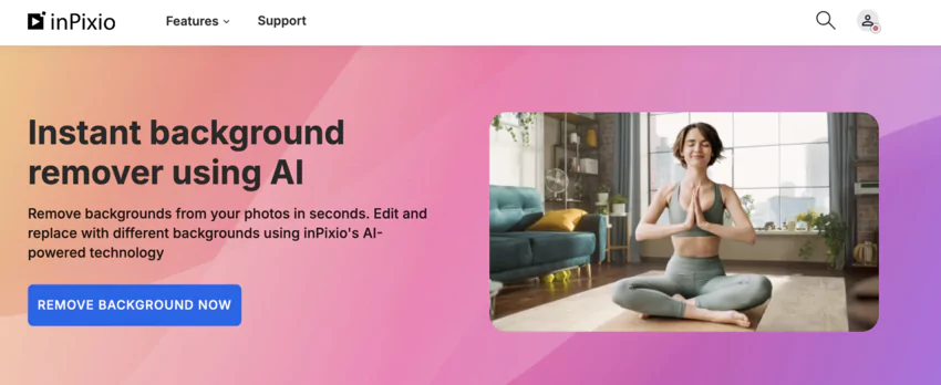 InPixio Remove Background : Suppression simple de l'arrière-plan
