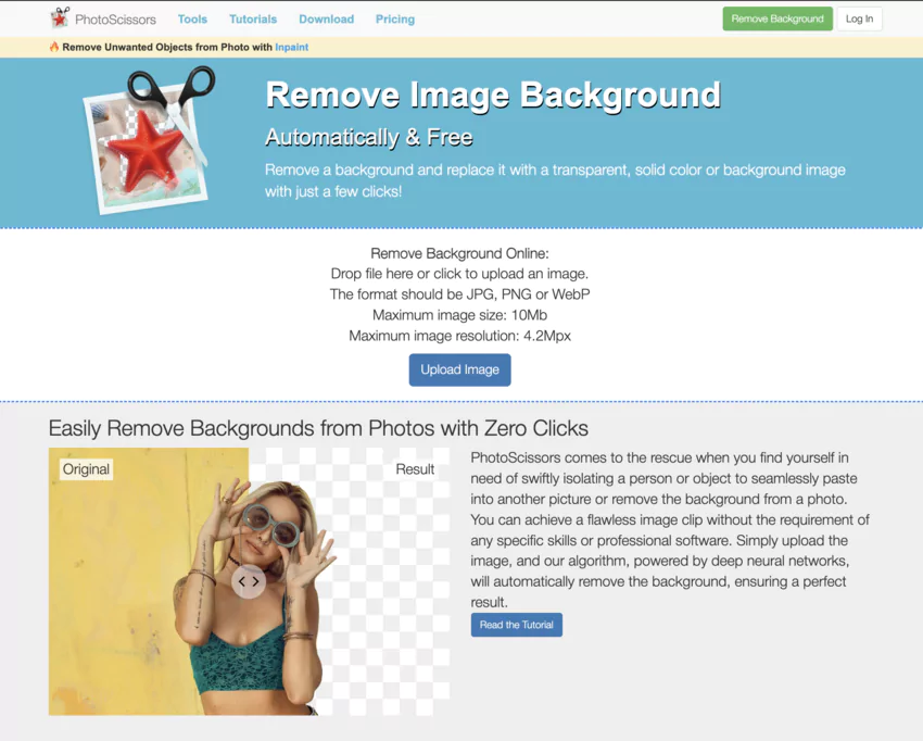 PhotoScissors : Une excellente option pour les débutants