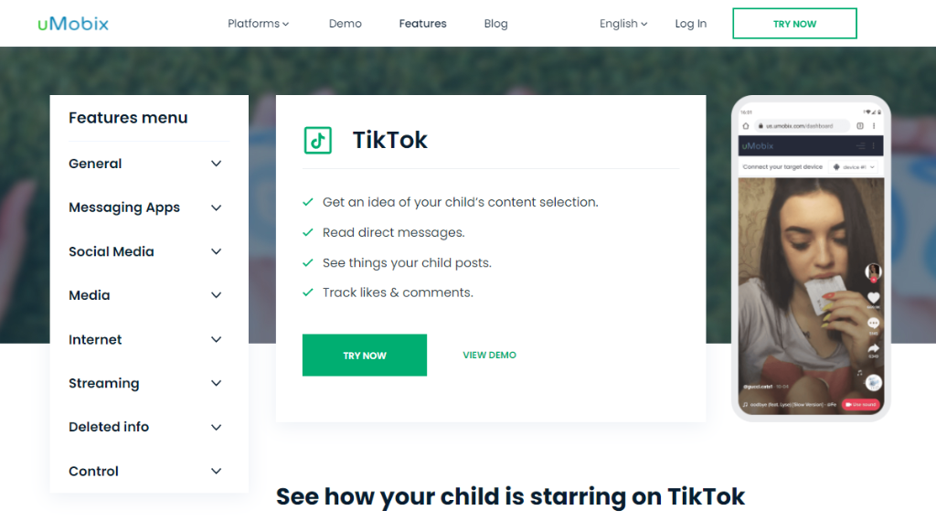 uMobix - best TikTok hacking app