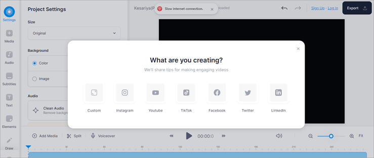 What are you creating - Remove Background Noise from Audio