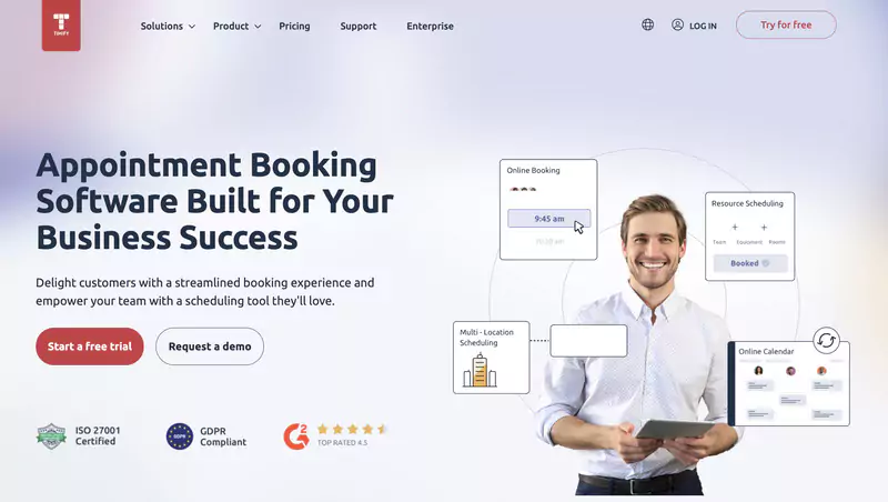 Outil Timify de prise de rdv en ligne