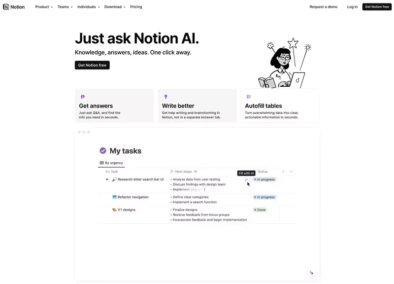 outil de to do list Notion AI