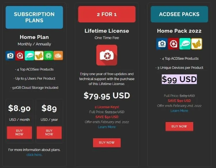 acdsee pricing
