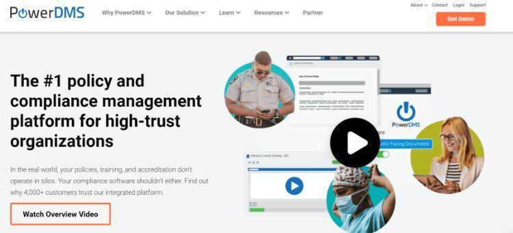 powerdms.com homepage