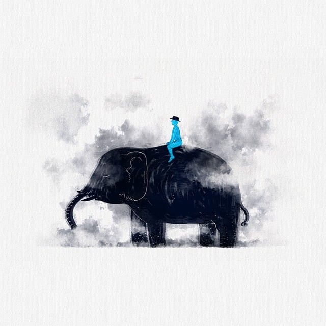 fairy tales, elephants, smoke