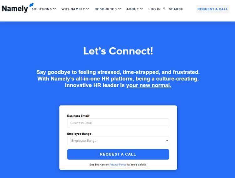 tarifs du logiciel sirh namely