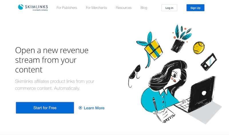 Skimlinks: affiliate marketing platform