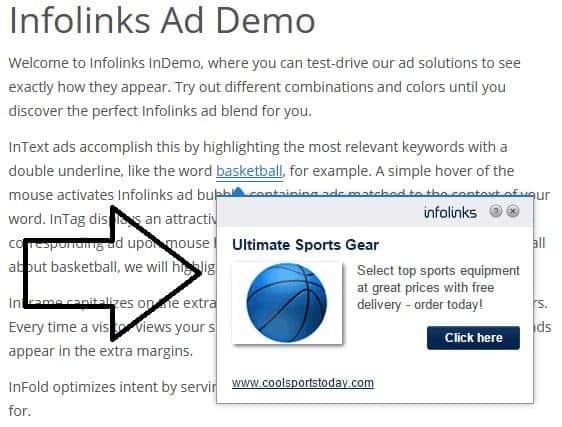 InfoLinks Example