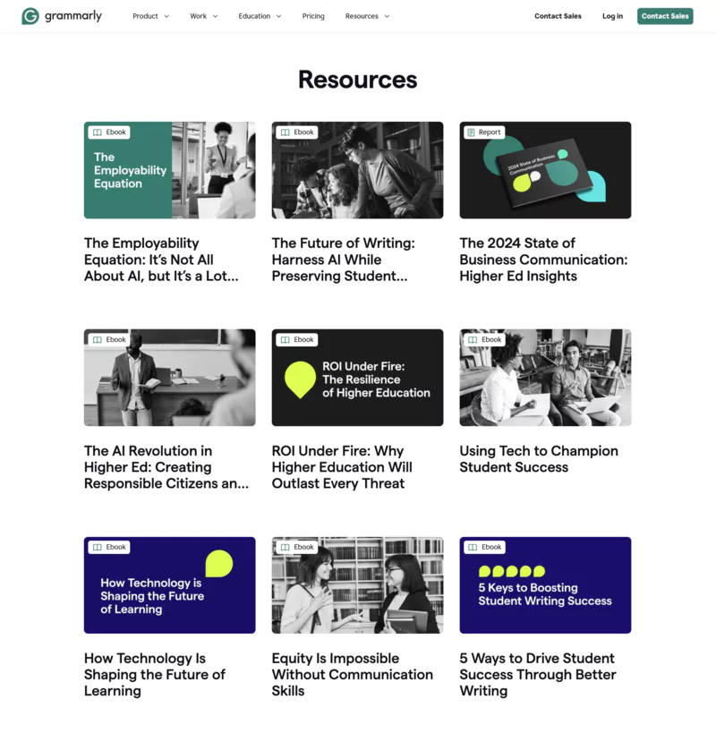 ressources de grammarly