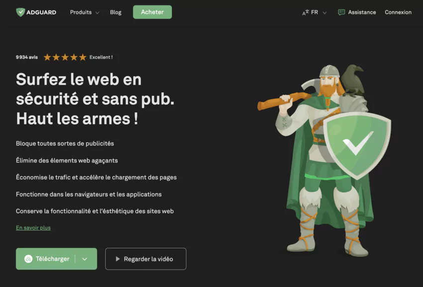 AdGuard : Blocage personnalisable (Windows, macOS, Android, iOS)