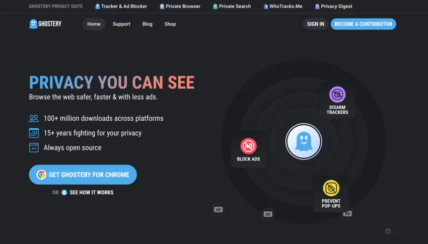Ghostery : Anti-pub et anti-tracking (Navigateurs + Mobile)