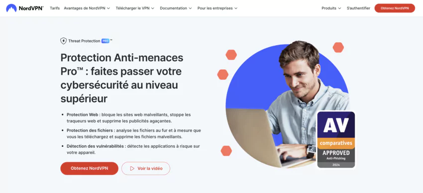 Meilleur antivirus : NordVPN