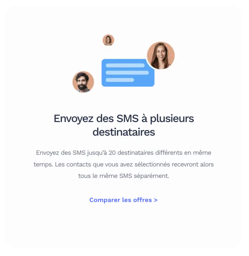 Send SMS to multiple recipients
