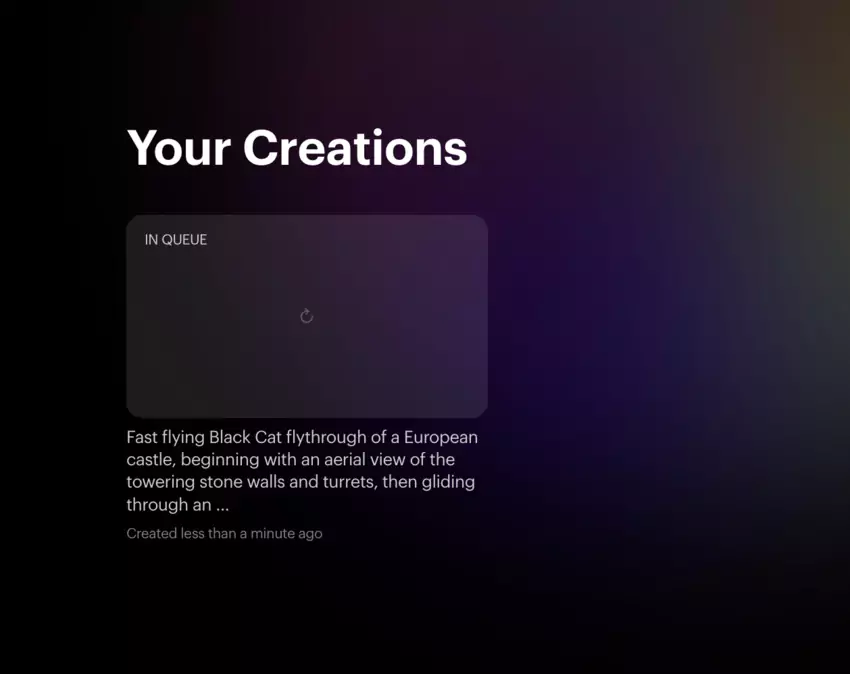 Page d'inscription au site de la Dream Machine