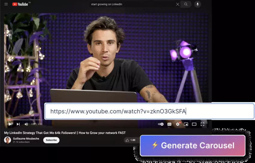 Generating taplio carousels