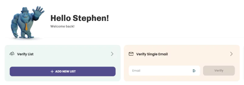 Bouncer Batch analysis of contact lists