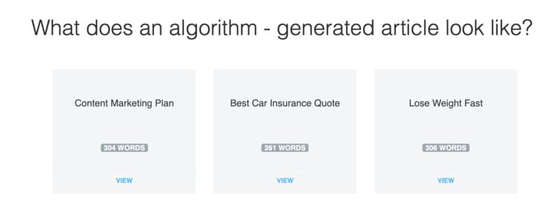 Avis Articoolo - algorithm