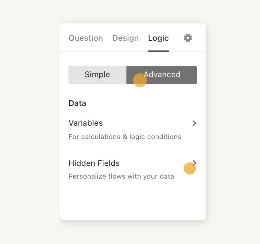 typeform typeform champs cachés